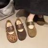 Moda Versátil Otoño 2026 Zapatos de Suela Gruesa Estilo Nuevo Zapatos de Una Sola Pieza de Doble Uso Zapatos de Mujer Aumento Oculto de Altura Mary Janes Corte Bajo