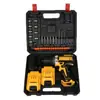Taladro Destornillador Eléctrico de Litio Multifuncional para Comercio Exterior Transfronterizo Set Taladro Eléctrico Recargable Taladro de Impacto Taladro de Pistola para el Hogar Venta al por Mayor