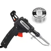 Pistola de Soldar Automática de Mano con Calentamiento Interno y Externo, Soldador Eléctrico Manual con Dispensador de Estaño 60W-120W, Estándares de EE. UU. y UE