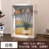 Moldura de Foto 3D Oca Simples DIY Moldura de Mesa Preservação de Flores Secas Criativa Feita à Mão Moldura em Branco para Espécime Decoração