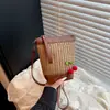 Transfronterizo Verano 2026 Nuevo Modelo Exquisita Moda Versátil Viajero Cotidiano Diseño de Nicho Bolso Cubo de Hombro Cruzado de Gama Alta