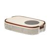Caja para Dumplings de Grado Alimenticio, Caja Apilable de Gran Capacidad para Conservar Fresco con Asa, Caja de Almacenamiento para Dumplings y Wontons Congelados Rápidamente