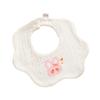Toalla de saliva de gasa de seis capas clase a bolsillo para comida de niños babero de pétalo de algodón para bebé babero de algodón para recién nacido