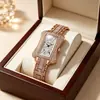 Reloj de Mujer Jinlangda Transfronterizo Hecho a Medida Más Vendido en Comercio Exterior, Estilo de Lujo de Gama Alta de Nicho, Reloj de Cuarzo Estilo Socialité de Lujo Ligero con Etiqueta Privada