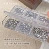 Accesorios para Uñas 2026 Modelo Nuevo Mini Decoraciones para Uñas Pedrería de Fondo Plano Paquete de Materiales de Estrella Mixta para Salones de Uñas