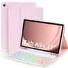 Para Samsung A9Plus funda con teclado Bluetooth X210/X216/X218/teclado retroiluminado RGB y funda protectora para ratón