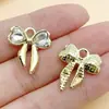 Colgante de Corazón Incrustado Mariposa de Circonita Combinado Estilo Ins Pulsera Hecha a Mano para Niñas Collar Accesorios de Joyería Venta al por Mayor
