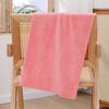 Paquete Mayorista de Cinco Toallas de Coral Fleece de Alta Densidad para Salones de Belleza, Color Puro, Suaves, Absorbentes, Sin Pelusa, Toallas Faciales