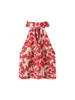 Comercio Exterior Transfronterizo Verano 2026 Venta Caliente Elegante Estampado Floral Sin Mangas Estilo Vacacional Falda Conjunto de Dos Piezas
