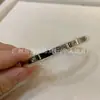 Pulsera de amor de alta calidad CNC estrecha mediana ancha estilo nuevo gruesa chapada en oro rosa de 18 quilates pulsera de muñeca para pareja transfronteriza