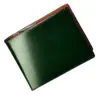 Amazon Japón Transfronterizo Cartera Vintage de Cuero Sintético de Cadera de Caballo Hecha a Mano Tela para Dinero Cartera Corta Simple para Hombre Personalización