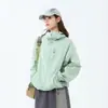 Roupa de Proteção Solar Curta Pica-Pau Feminina Verão Novo Impermeável e Proteção Ultravioleta Jaqueta Solta Leve para Homens Pequenos