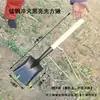 Pala de Hierro Engrosada, Pala Agrícola de Acero al Manganeso para Cavar Árboles y Arena, Pala Pequeña de Hierro para Uso en Exteriores y Hogar