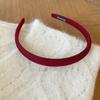 Diadema Roja Navideña de Gama Alta para Otoño e Invierno, Diadema Nueva de Celebridad de Internet para Mujer 2022, Banda para el Cabello Retro, Accesorios para el Cabello
