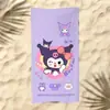 Toalla de Playa Sanrio Patrón de Dibujos Animados para Niños Gato Kitty Estampado Toalla de Baño Microfibra Secado Rápido para la Playa Toalla de Natación