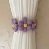 Amarra-cortinas de Flor de Tecido, Tiras Fofas de Desenho Animado para Quarto e Sala de Estar, Amarras Decorativas para Cortinas Voil, Acessórios Criativos para Casa