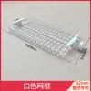 Accesorios combinados de perchero y estantería para armario de pared de 32 mm: Bandeja, marco de malla, colgador de pantalones, gancho