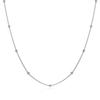 Collar Figaro de acero inoxidable chapado en oro de 18 quilates para mujer, estilo transfronterizo europeo y americano, cadena de acero de titanio combinable.