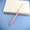 Lápiz de Goma Blanda Personalizado de Dibujos Animados para Agitar, Bolígrafo de Silicona con Flor para Agitar, Accesorios Semi-Terminados para Mango de Bolígrafo, Bolígrafo de Gel Lindo y Adorable