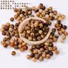 Material de cascabel de cáscara de fruta natural DIY hecho a mano semiacabado muñeca cápsula curativa adorno de campanilla de viento colgante