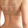 Conjunto de Brasier Sexy Transparente para Mujer Europeo y Americano Transfronterizo Sin Varilla Conjunto de Brasier Conjunto de Brasier de Malla Se Puede Personalizar