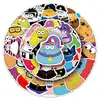 50 peças de adesivos do meu pet POU, personagem popular de jogo transfronteiriço, adesivos decorativos à prova d'água para copos, atacado