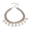 Collar de gota de agua multicapa exagerado con accesorios populares de Amazon, collar sexy de lujo ligero europeo y americano, joyería para mujer al por mayor.