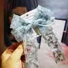 Grampo de Cabelo Estilo Coreano para Meninas, Material de Renda de Alta Qualidade, Grampo de Cabelo com Laço para Princesa Feminina, Grampo de Cabelo Elegante na Parte de Trás da Cabeça