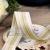 Cinta Coreana Raya Graduada Cinturón Accesorios para el Cabello Material DIY Empaque Accesorios para Ropa Cinta Brillante de Seda Contraste Doble Cara