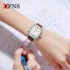 Relojes Marca Ofns Serie Puntuación Completa para Exámenes de Secundaria y Preparatoria, Relojes Silenciosos para Hombres y Mujeres, Relojes Cuadrados Luminosos