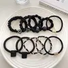 Bandas Elásticas para el Cabello de Otoño e Invierno para Mujer, Alta Elasticidad, Accesorios para el Cabello Duraderos, Ligas para el Cabello Elegantes, Bandas de Goma