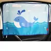Parasol para coche, protector solar, aislamiento térmico, parasol con ventosa de dibujos animados para coche, cortina para ventana lateral, parasol para coche.