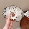 Nuevo Diseño Coreano de Nicho Hecho a Mano Encaje Plisado Encaje Banda para el Cabello Doble Capa Intestino Grande para el Cabello Accesorios para el Cabello