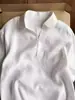 Altamente recomendado! Camisa Casual de Linho de Manga Curta Estilo Old Money 2025 Verão Minimalista Gola Polo Algodão-Linho Top