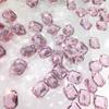 Celebridad de internet accesorios para uñas diamante transparente rosa fondo puntiagudo diamante flash caramelo de roca nude Diamante corazón torcido cuadrado gordo ángulo recto diamante de forma especial al por mayor