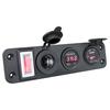 Painel de Carro com Interruptor Carregador Base Fêmea Base Dupla USB para Carro Tomada de Carregamento USB Marítima