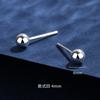 Pendientes Pequeños de Plata Esterlina S999 para Mujer, Mini Pendientes Pequeños y Exquisitos para Perforaciones de Oreja, Antialérgicos, Pendientes de Plata para Dormir Libremente