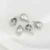 Ouro 14K Preenchido Cor Duradoura Oco Trevo de Quatro Folhas Coração de Pêssego Oval Gota d'Água Pingente DIY Brincos Pulseira Acessórios de Joias