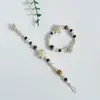 Pulsera de Cerámica Jingdezhen Nueva Pulsera de Cerámica China Joyería Estudiante Estilo Tíbet Cuerda Trenzada a Mano Puesto Regalo para Estudiante