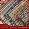 Tecido Jacquard de Poliéster-Algodão Tingido em Fio Estilo Étnico em Estoque do Fabricante para Roupas Étnicas, Jaquetas da Moda, Roupas de Algodão e Tecido para Sofá