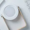 1 Juego de Blanco ABS+PC+Madera+Hierro Galvanizado DC5V Lámpara Linterna LED Plegable Creativa Protección Ocular Mesa