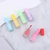 Frasco de Esmalte Fofo Iluminador Frasco de Cabeça Única Pote Curto Caneta de Batom Frasco de Batom de Quatro Cantos Caneta de Areia Movediça