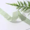 Huiya Suge La Cinta a Cuadros Ropa Accesorios para el Cabello Accesorios de Lazo Flores Hechas a Mano Cinta para Envoltura de Regalos de Pasteles
