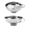 Embudo de Boca Ancha de Acero Inoxidable Embudo de Diámetro Grande para Salsa de Salsa Embudo para Mermelada Multifuncional para el Hogar Fugas de Aceite de Comida Fugas de Vino