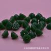 Pendente Flor de Lótus de Vidro Jade Imitação DIY Feito à Mão Grampo de Cabelo Antigo Botão para Roupas Chinesas Acessórios Pequeno Pingente de Lótus