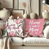 Funda de Almohada Rosa con Forma de Flor de Tulipán para Oficina, Dormitorio y Sofá - Popular de Venta Caliente Transfronteriza de Amazon en Primavera