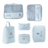 Tela de Memoria T400 Almacenamiento de Viaje Traje de Seis Piezas Organizador de Ropa Bolsa de Empaque Maleta de Viaje Bolsa para Ropa y Cosméticos