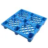 Pad de plástico para palets, rejilla gruesa de nueve patas, pad de piso para palets de montacargas, pad a prueba de humedad para almacén de supermercado