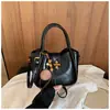 Bolso de Mano de Nicho Estilo Coreano Nuevo para Mujer Bolso Cubo Retro de Cuero con Cera de Aceite Bolso de Hombro Cruzado de Moda