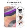 Extensiones de Cabello Kony con Tinte Colgante en la Oreja, Extensiones de Mechas de Una Pieza, Extensiones Invisibles de Gradiente de Color en Cabello Largo y Corto